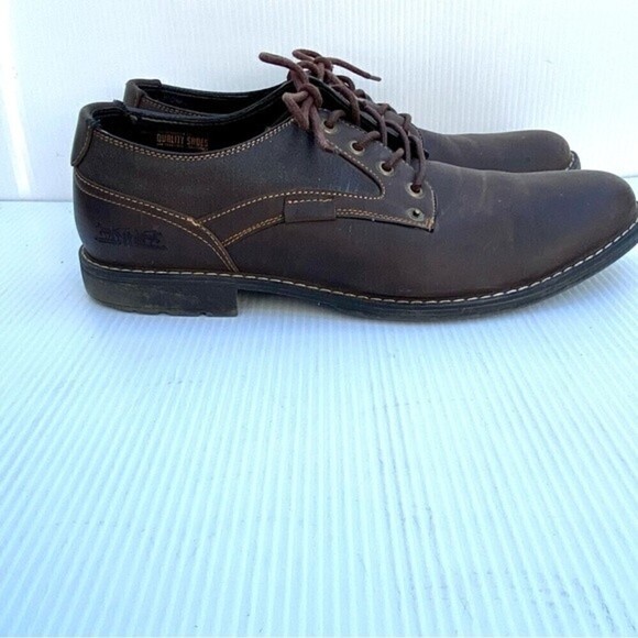 Levi’s 13 Brown COMFORT Lace up dress shoes used great condition - Picture 7 of 12